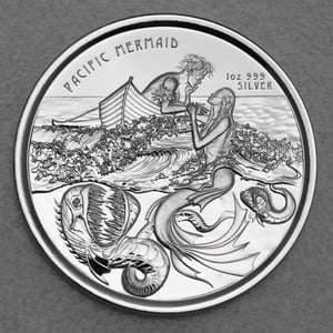 Silbermünze 1oz "Pacific Mermaid" 2021 19% (Samoa) - Hauptansicht