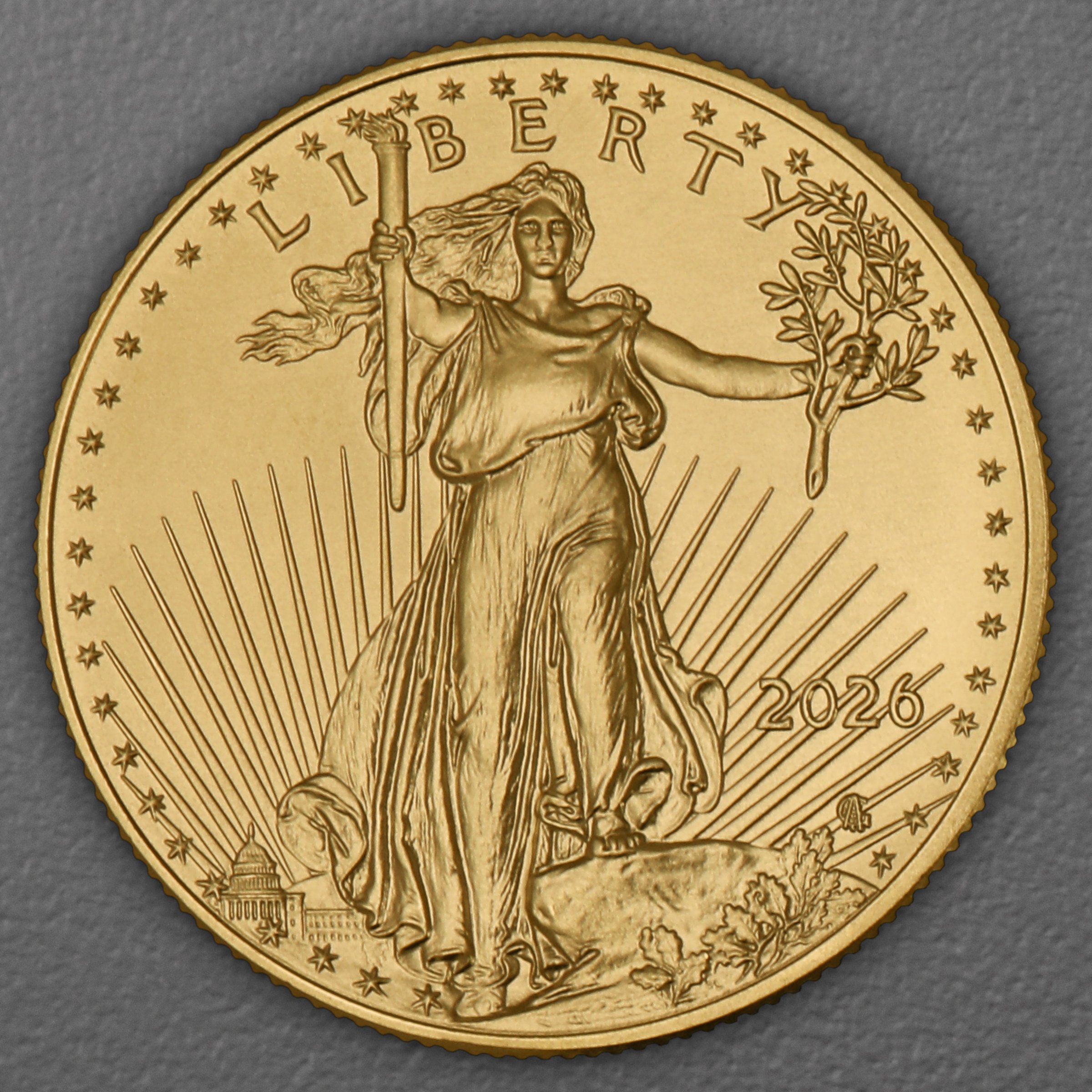 Goldmünze 1/2oz "American Eagle" aktueller Jahrgang (USA) - Detailansicht 1
