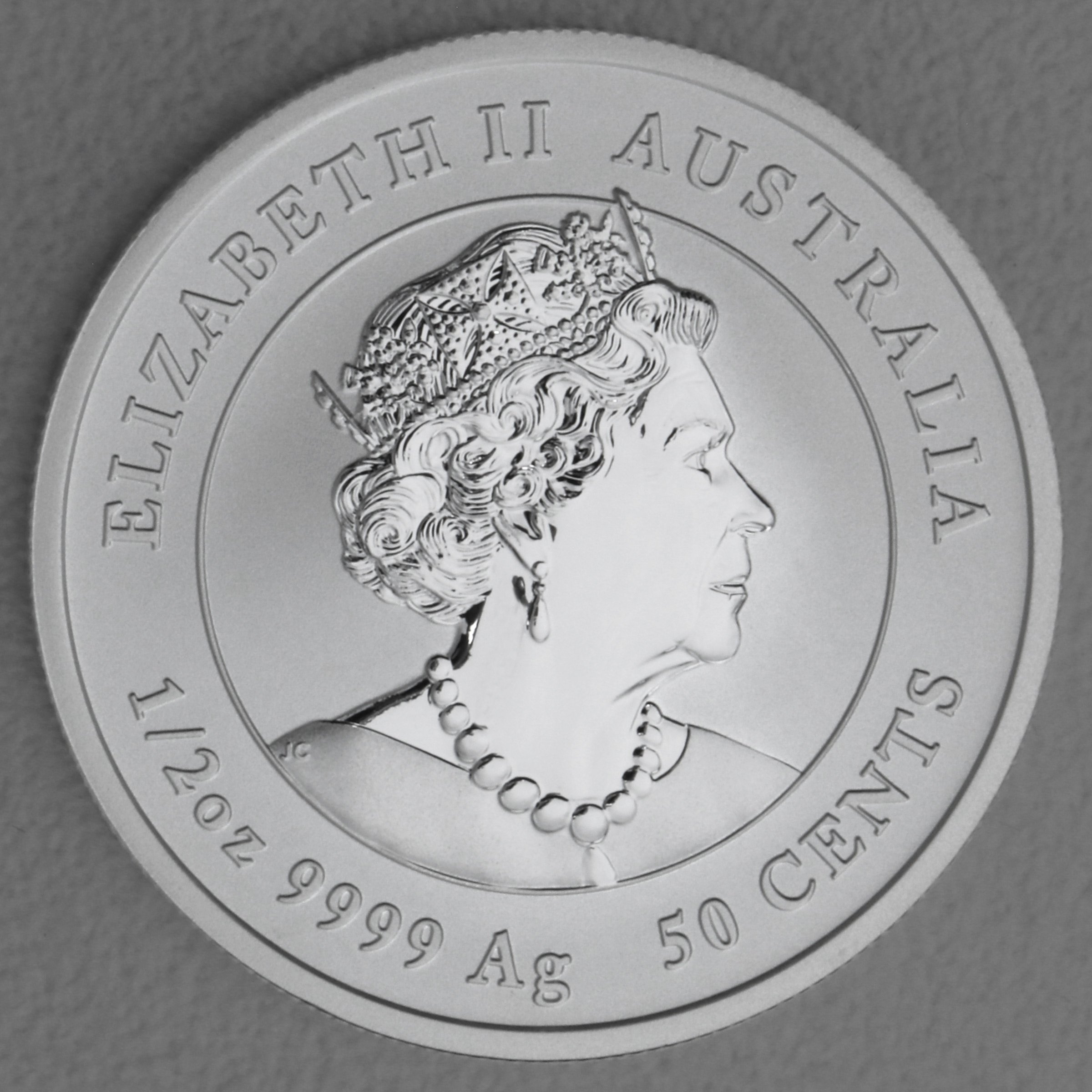Silbermünze 1/2oz "Hase" 2023 Lunar III – Year of the Rabbit diff. (Australien) - Detailansicht 1