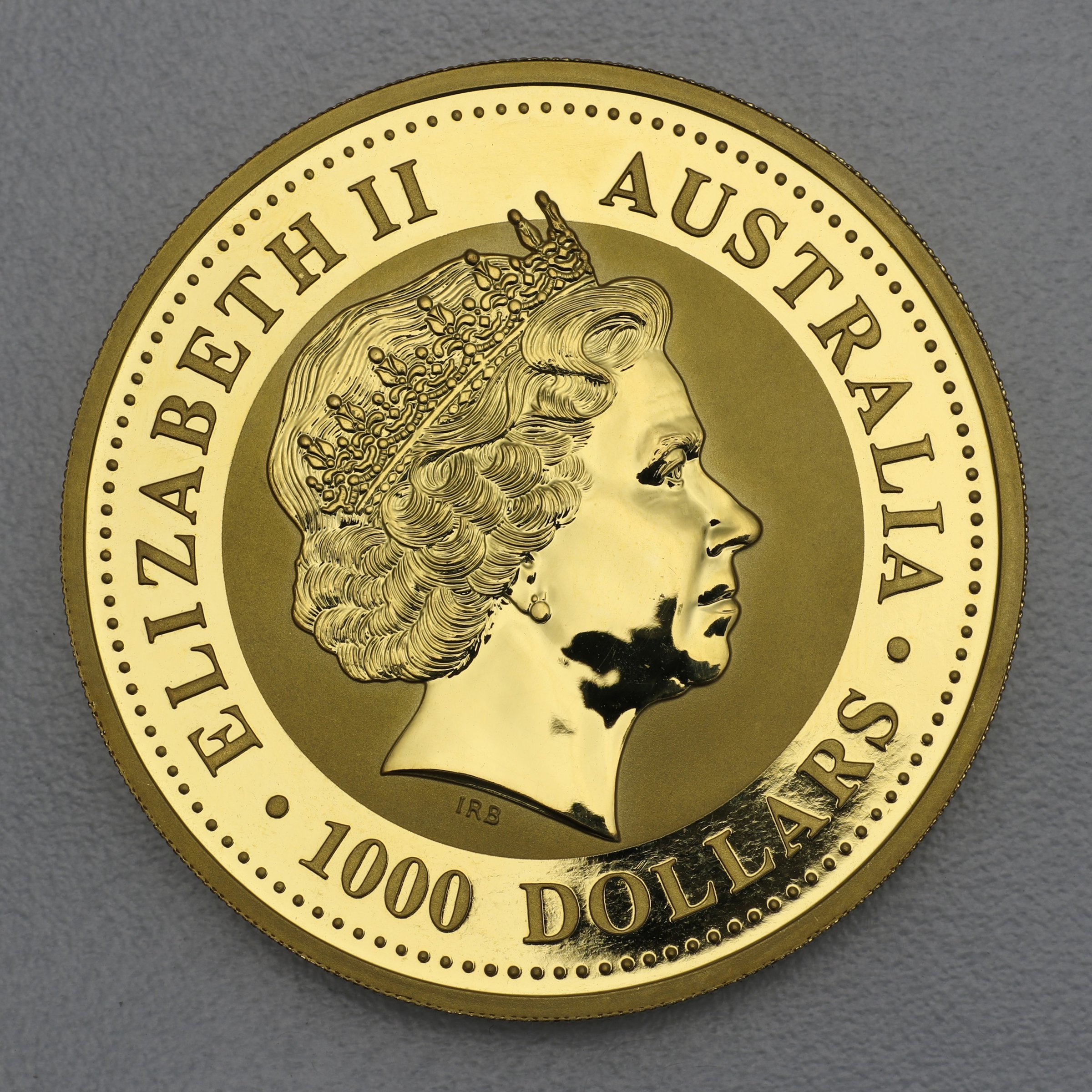 Goldmünze 10oz "Känguru" 2001 Australian Nugget (Australien) - Detailansicht 1