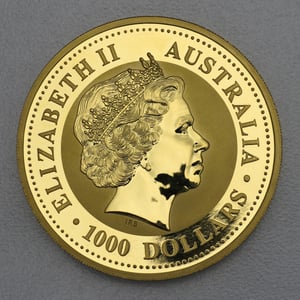 Goldmünze 10oz "Känguru" 2001 Australian Nugget (Australien) - Miniaturansicht 2