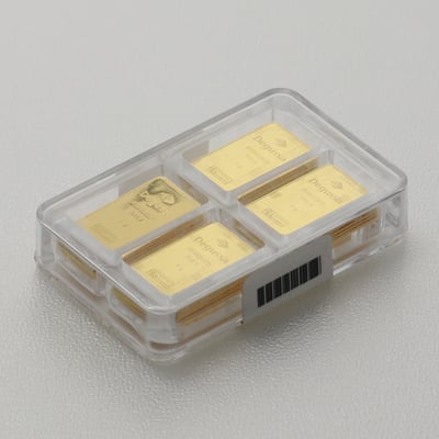 Goldbarren 20x 1g DEGUSSA Combicube - Hauptansicht