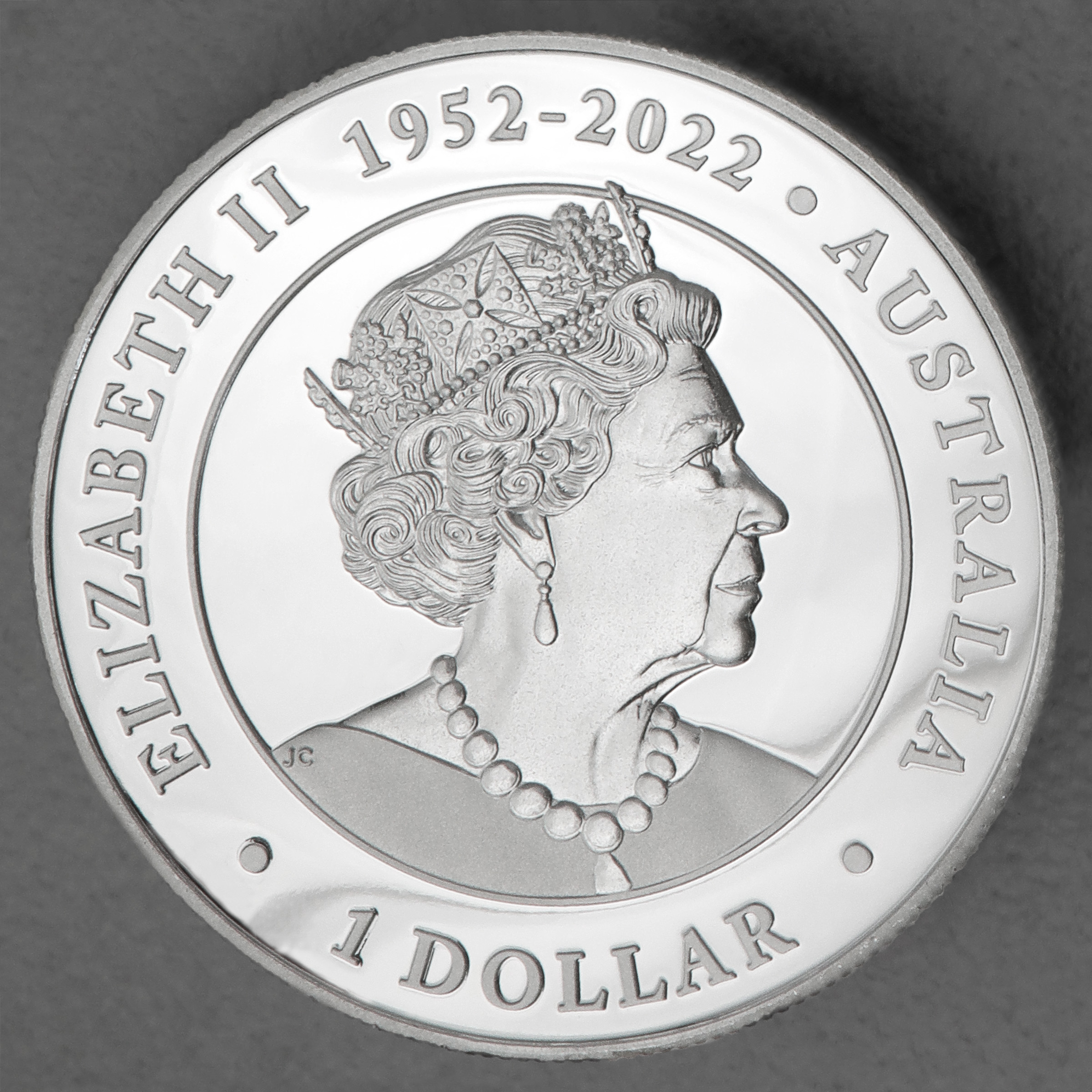 Silbermünze 1oz "Känguru" 2023 (PP/HR/koloriert) (Australien) - Detailansicht 1
