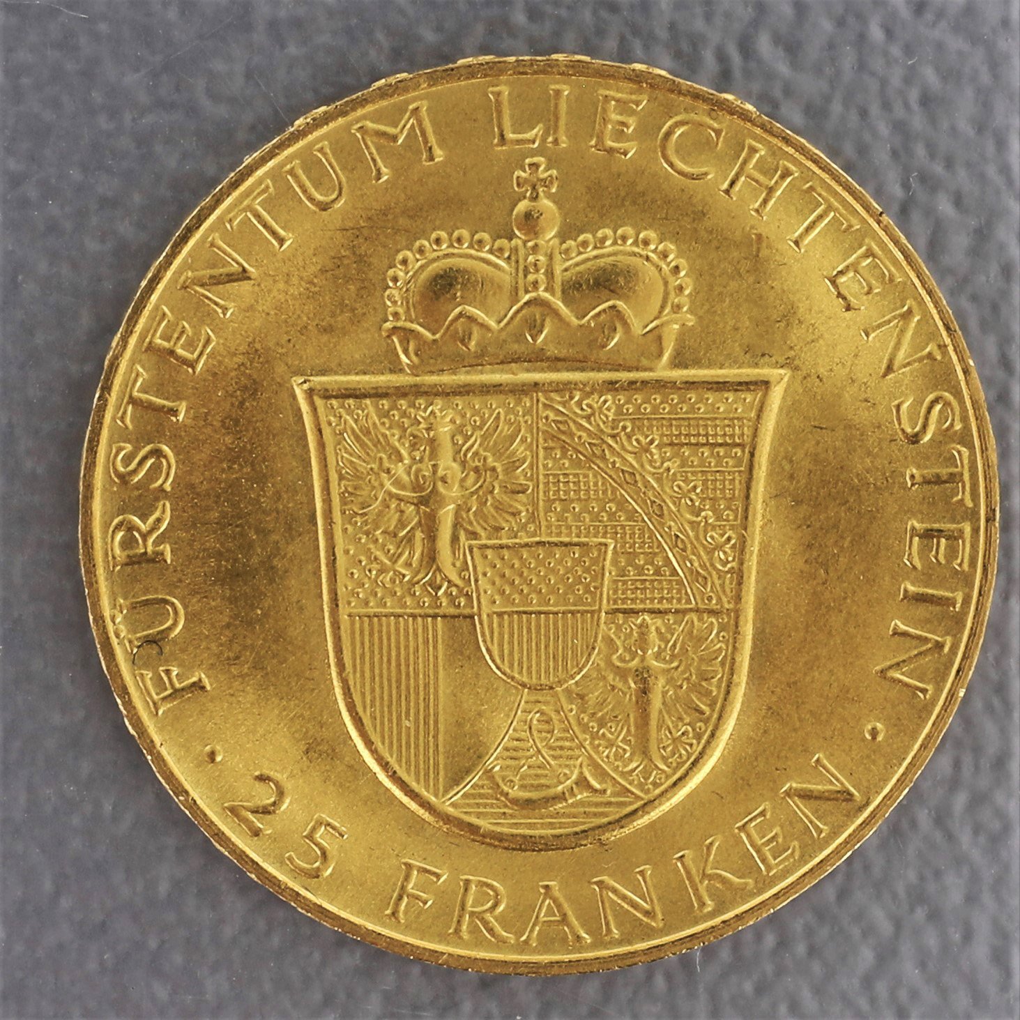 Goldmünze "25 Franken" (Liechtenstein) - Detailansicht 1