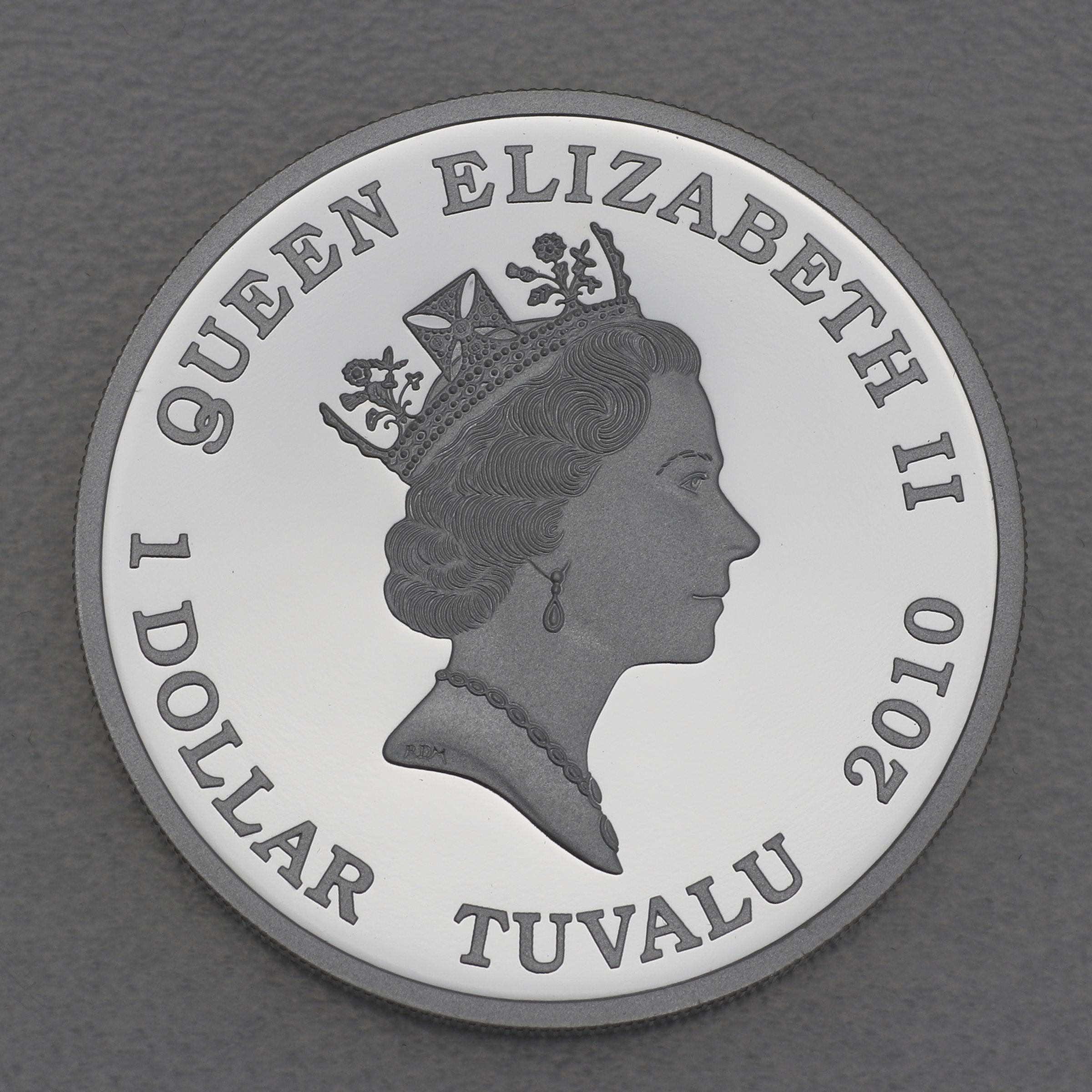 Silbermünze 1oz "Eastern Brown Snake" 2010 (PP/koloriert) Deadly and Dangerous (Tuvalu) - Detailansicht 1