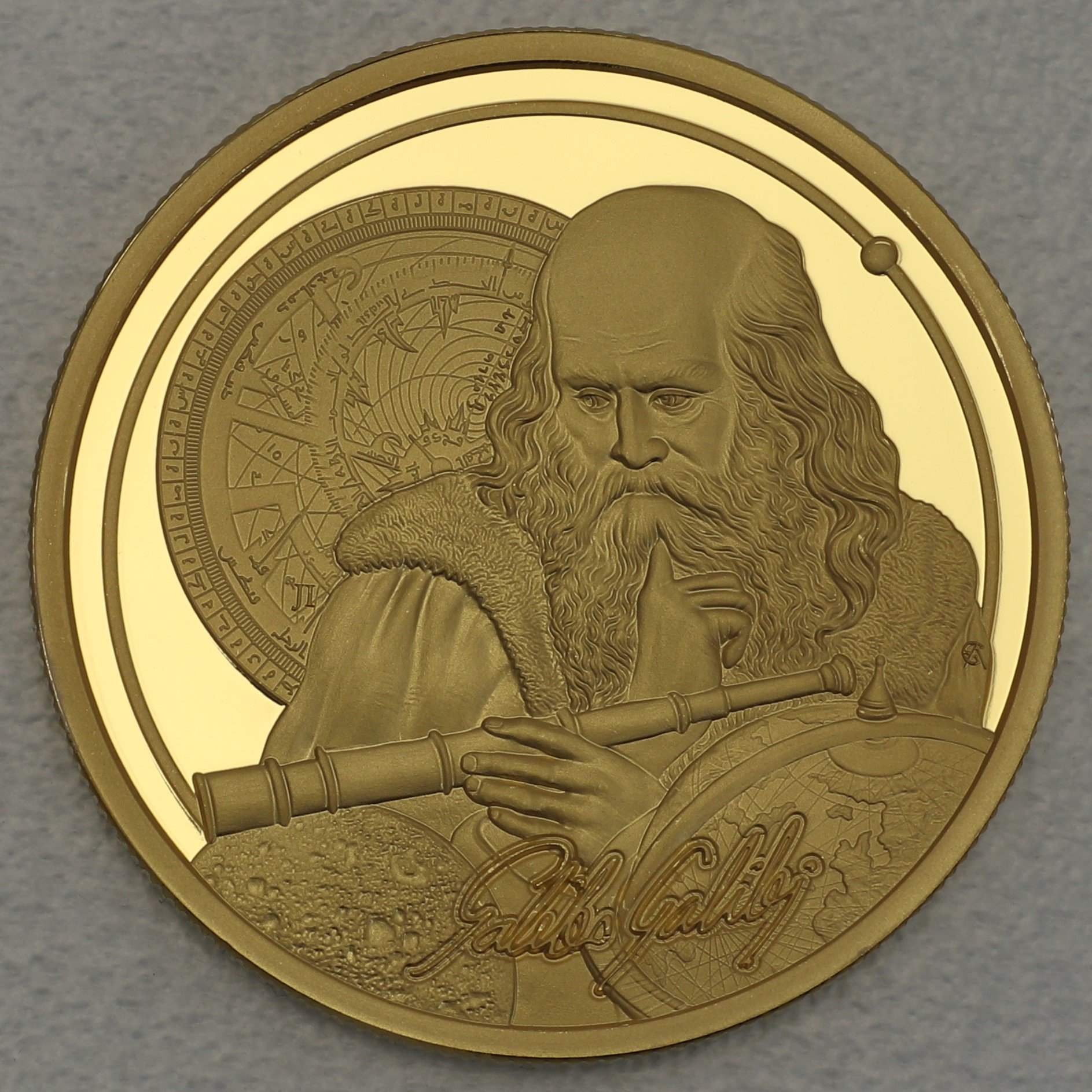 Goldmünze 1oz "Galileo" 2021 Icons of Inspiration (Niue) - Hauptansicht