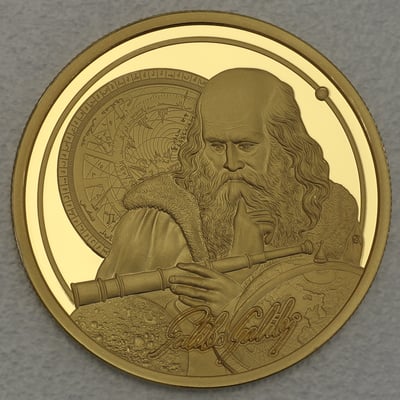 Goldmünze 1oz "Galileo" 2021 Icons of Inspiration (Niue) - Miniaturansicht 1