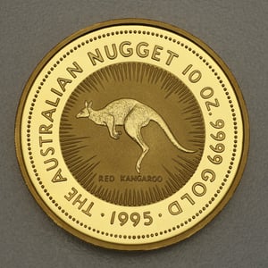 Goldmünze 10oz "Känguru" 1995 Australian Nugget (Australien) - Hauptansicht