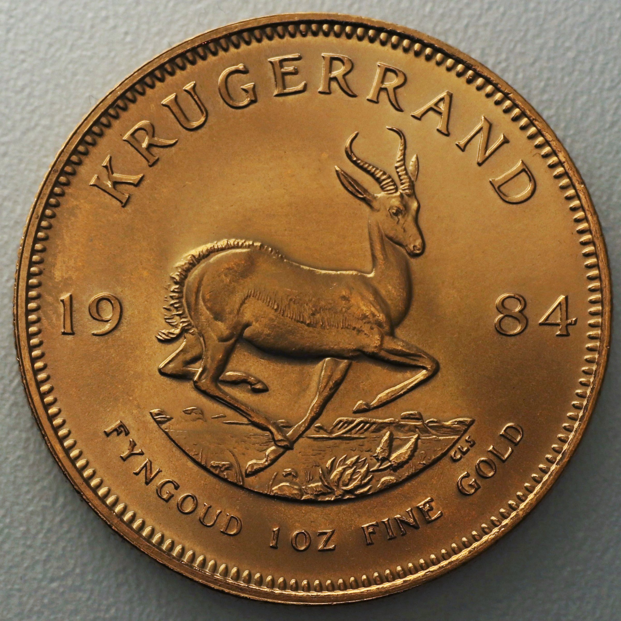 Goldmünze 1oz "Krügerrand" 1984 (Südafrika) - Hauptansicht