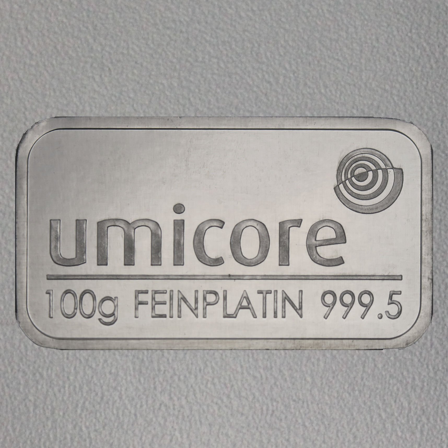 Platinbarren 100g UMICORE (Pt) - Hauptansicht