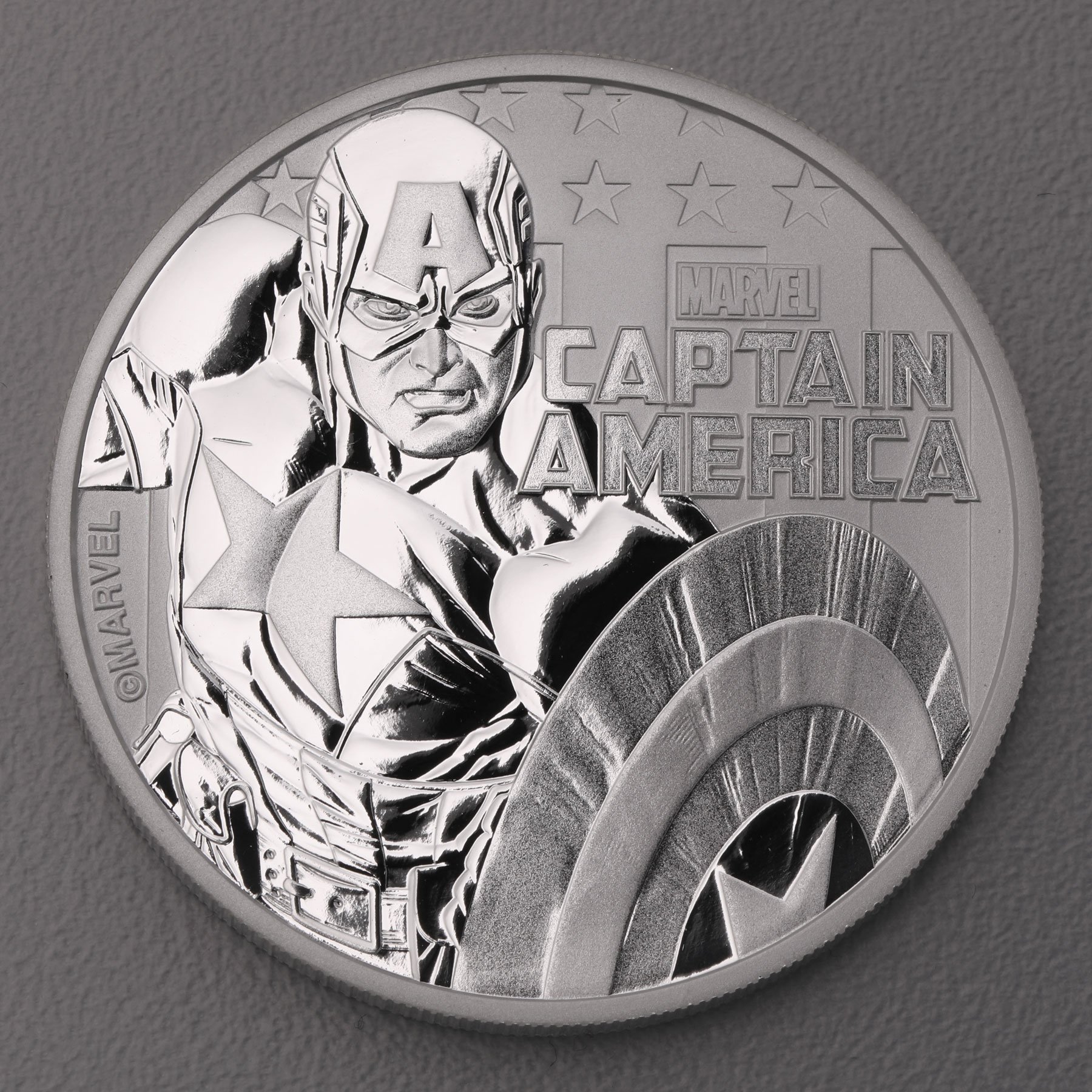 Silbermünze 1oz "Captain America" 2019 Marvel (Tuvalu) - Hauptansicht