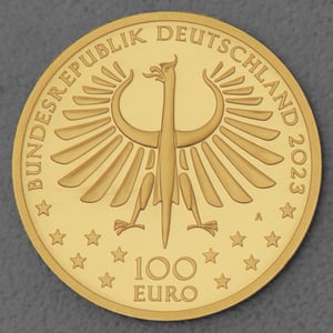 Goldmünze 100 Euro "Faust" 2023 Meisterwerke der deutschen Literatur (Deutschland) - Miniaturansicht 2