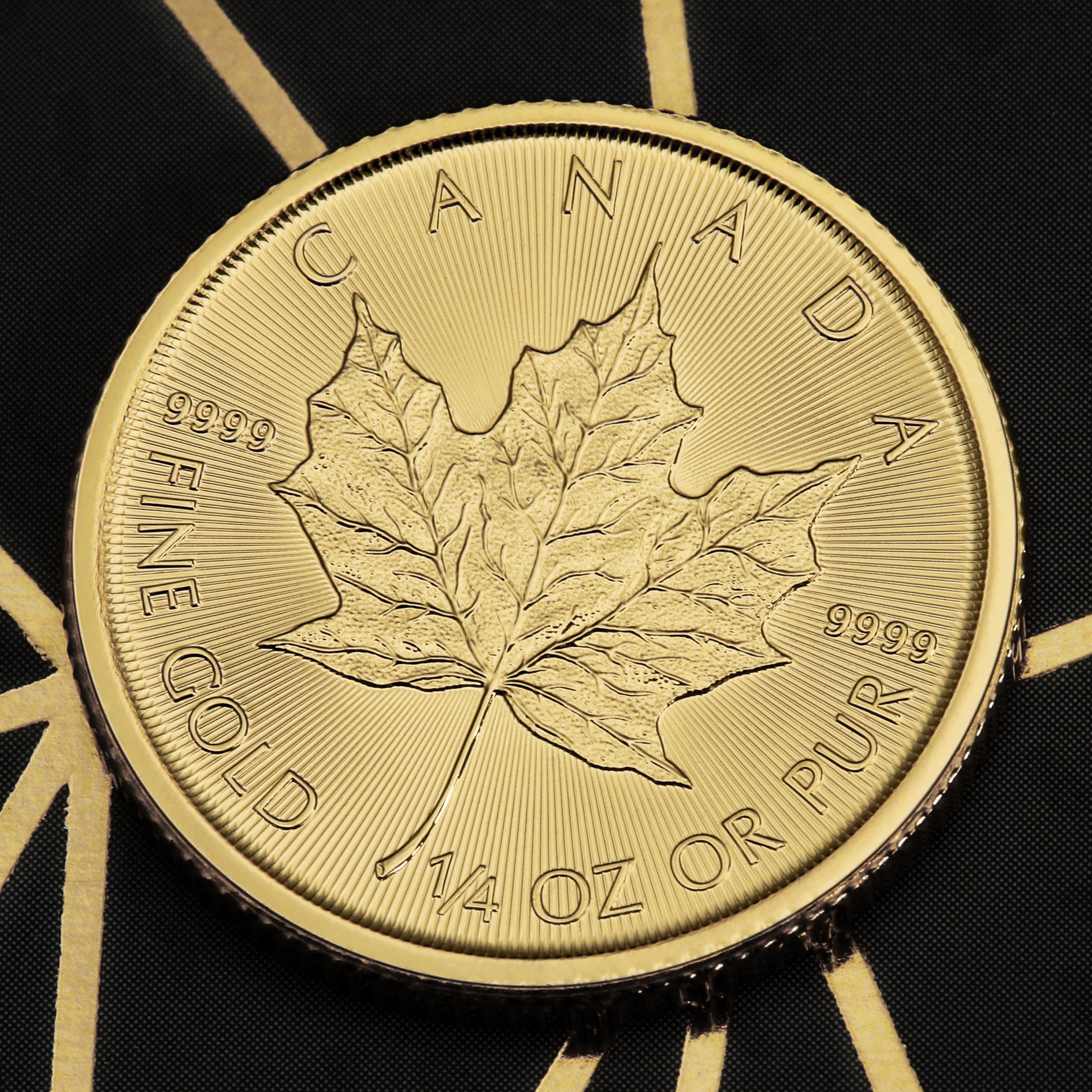 Goldmünze 1/4oz "Maple Leaf" aktueller Jahrgang (Kanada) - Detailansicht 4