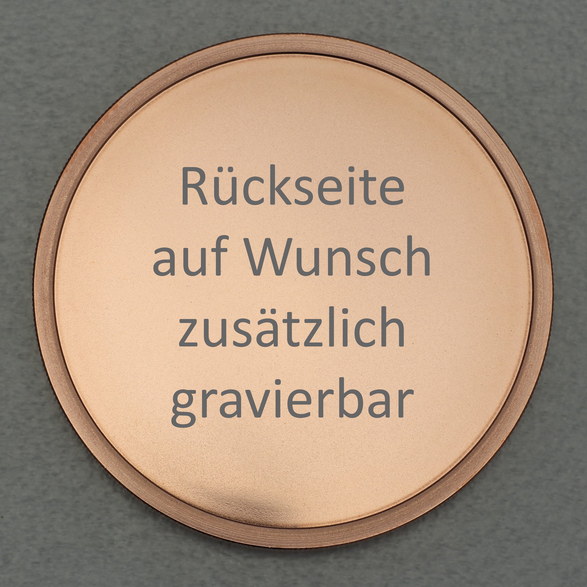 Kupfermedaille "Frohe Weihnachten" Gravurmedaille - Detailansicht 1
