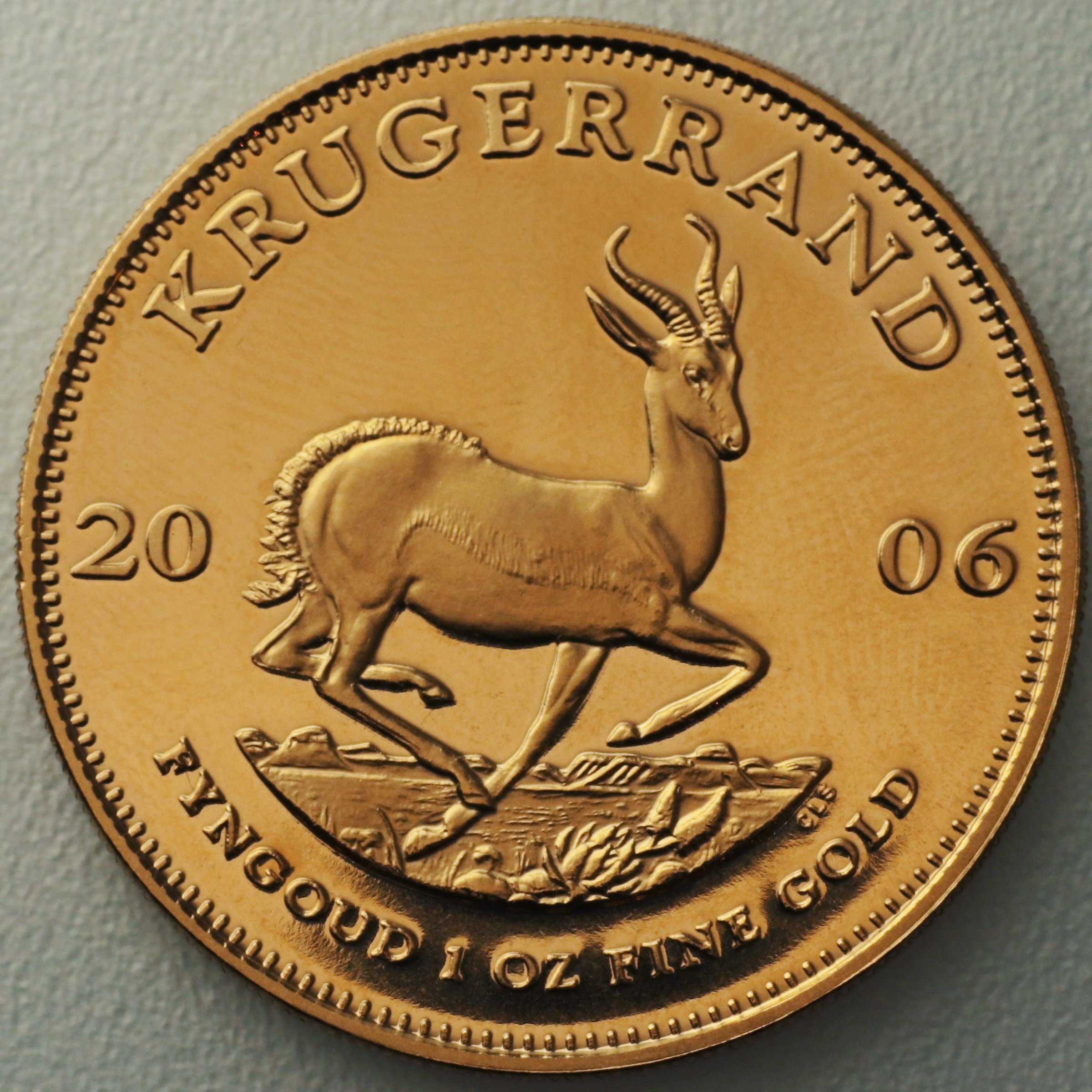 Goldmünze 1oz "Krügerrand" 2006 (Südafrika) - Hauptansicht