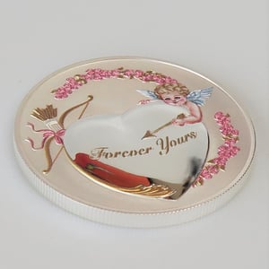 Silbermedaille 1oz "Forever Yours" PAMP - Miniaturansicht 2