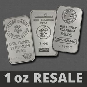 Platinbarren 1oz (Resale) - Hauptansicht
