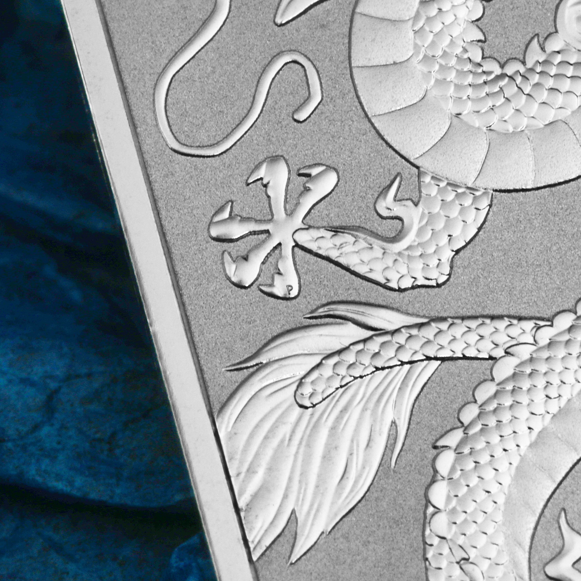 Silbermünzbarren 1oz "Rectangular Dragon" 2026 (Australien) - Detailansicht 4