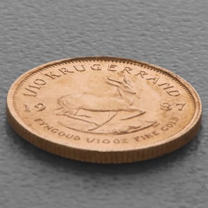 Goldmünze 1/10oz "Krügerrand" 1987 (Südafrika) - Miniaturansicht 3