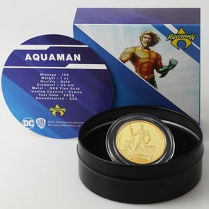 Goldmünze 1oz "Aquaman™" 2023 DC Comics (Samoa) - Miniaturansicht 3