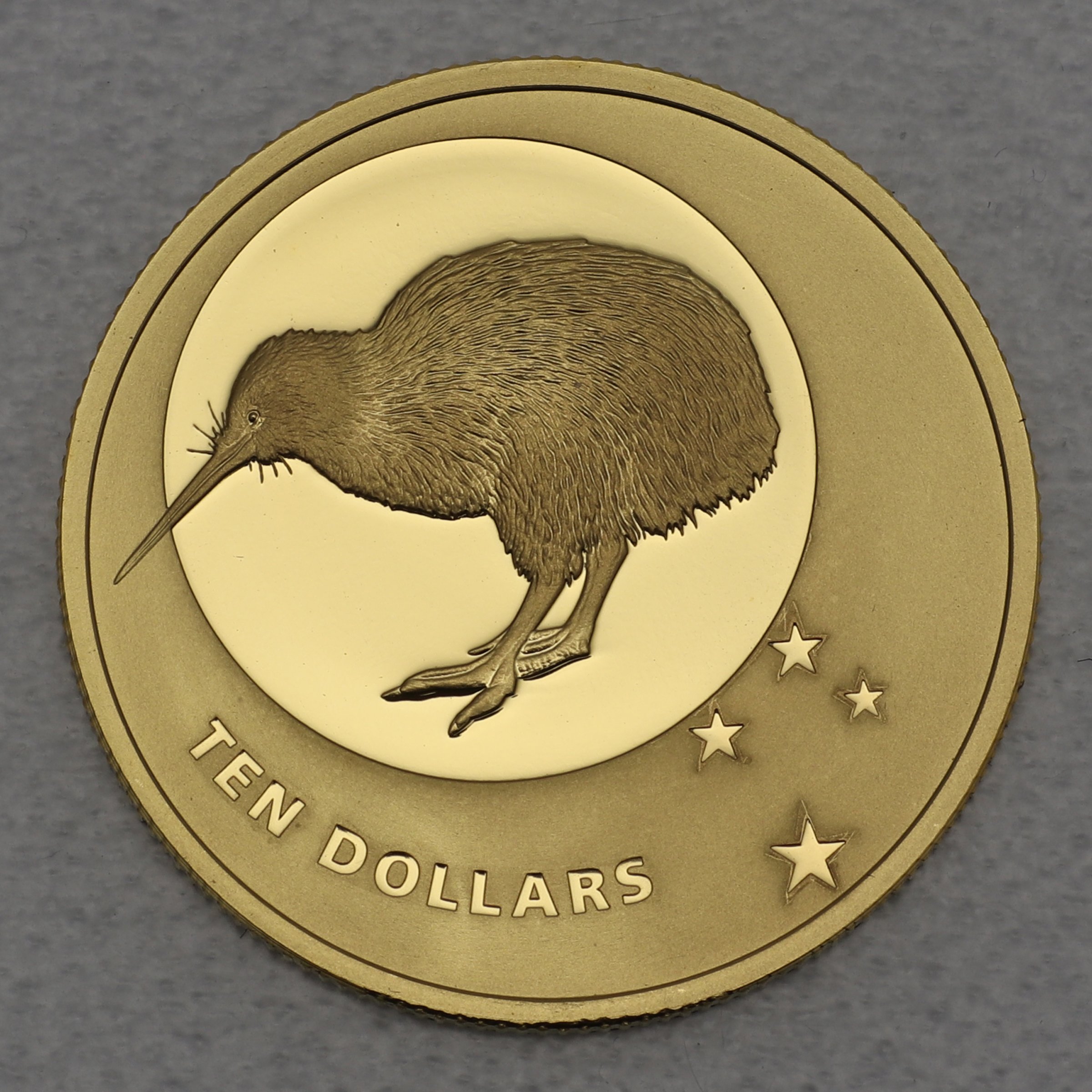 Goldmünze 1/4oz "Kiwi" 2010 Icons of New Zealand (Neuseeland) - Hauptansicht