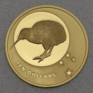 Goldmünze 1/4oz "Kiwi" 2010 Icons of New Zealand (Neuseeland) - Miniaturansicht 1