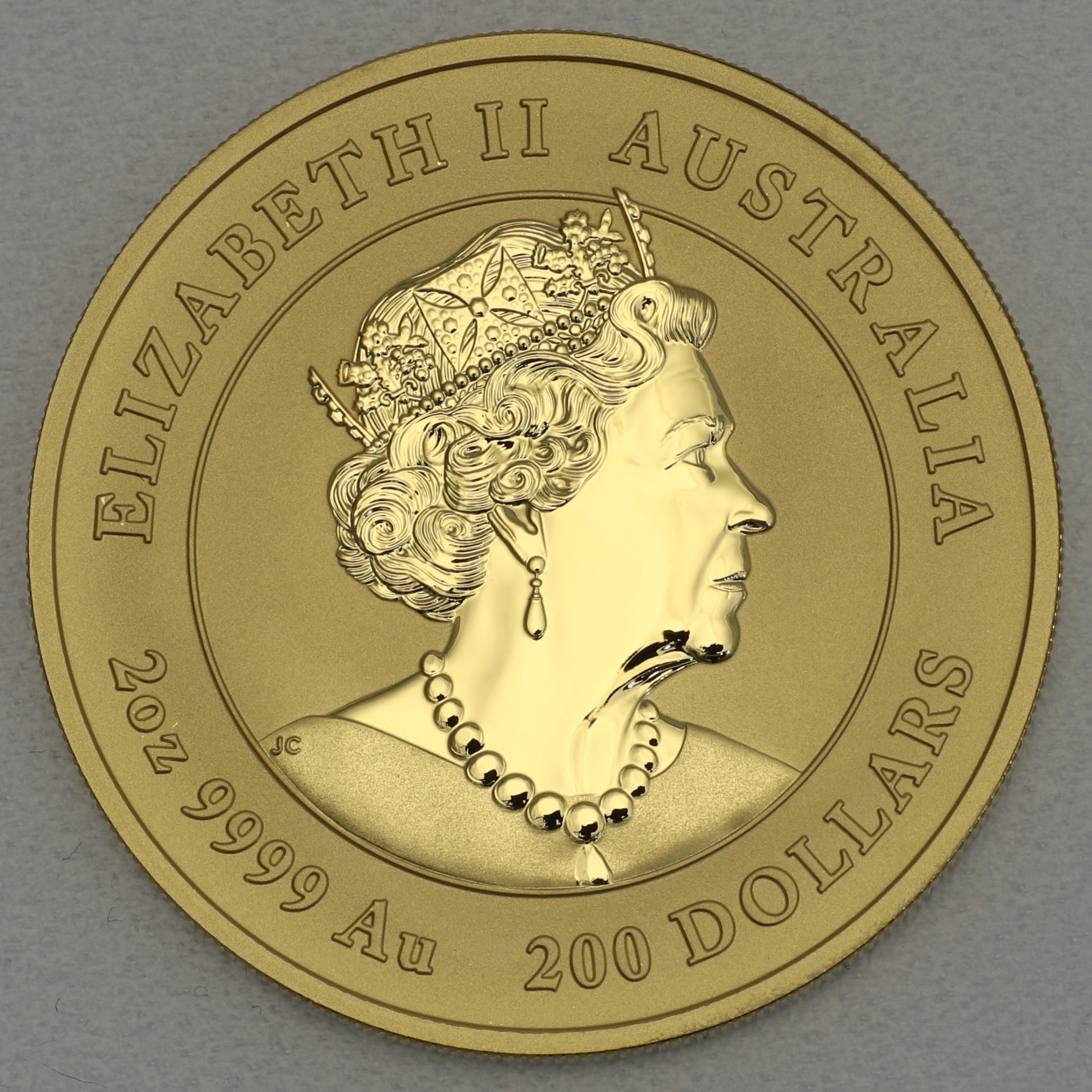 Goldmünze 2oz "Tiger" 2022 Lunar III – Year of the Tiger (Australien) - Detailansicht 1