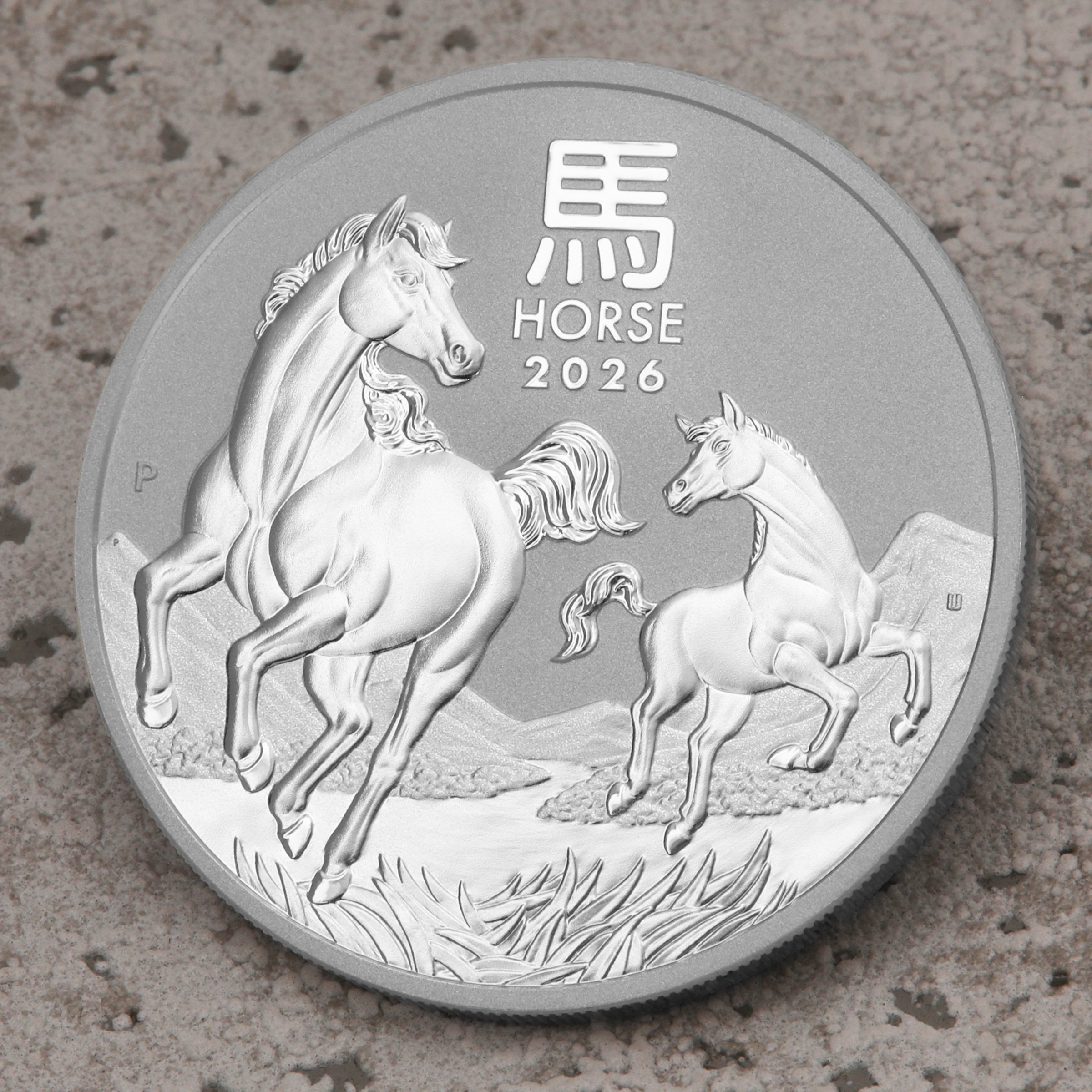 Silbermünze 1oz "Pferd" 2026 Lunar III – Year of the Horse (Australien) - Detailansicht 4
