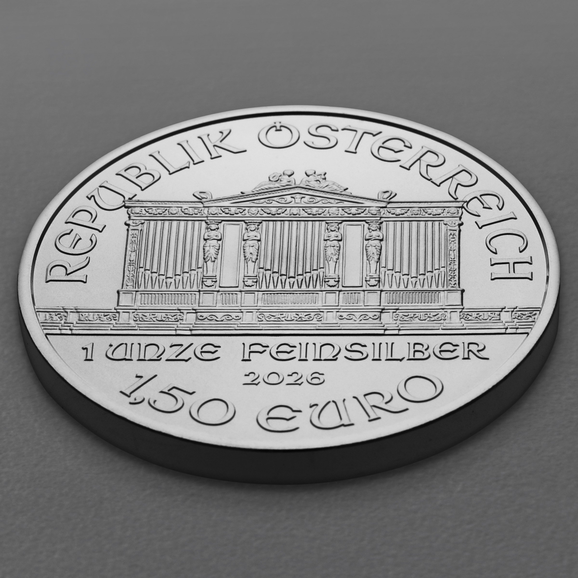 Silbermünze 1oz "Wiener Philharmoniker" aktueller Jahrgang 19% (Österreich) - Detailansicht 3