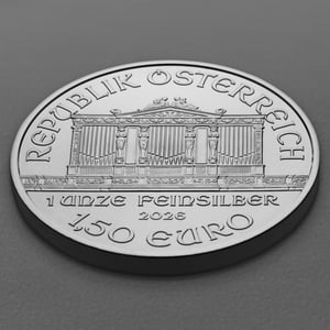 Silbermünze 1oz "Wiener Philharmoniker" aktueller Jahrgang 19% (Österreich) - Miniaturansicht 4