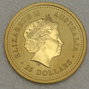Goldmünze 1/4oz "Känguru" 1999 Australian Nugget (Australien) - Miniaturansicht 2