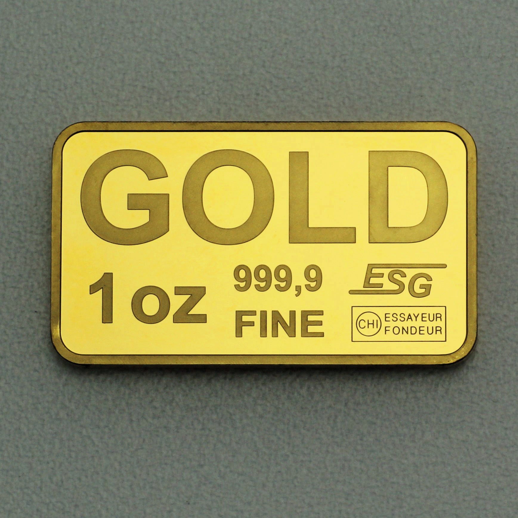 Goldbarren 1oz Feingoldbarren (Querformat) - Hauptansicht