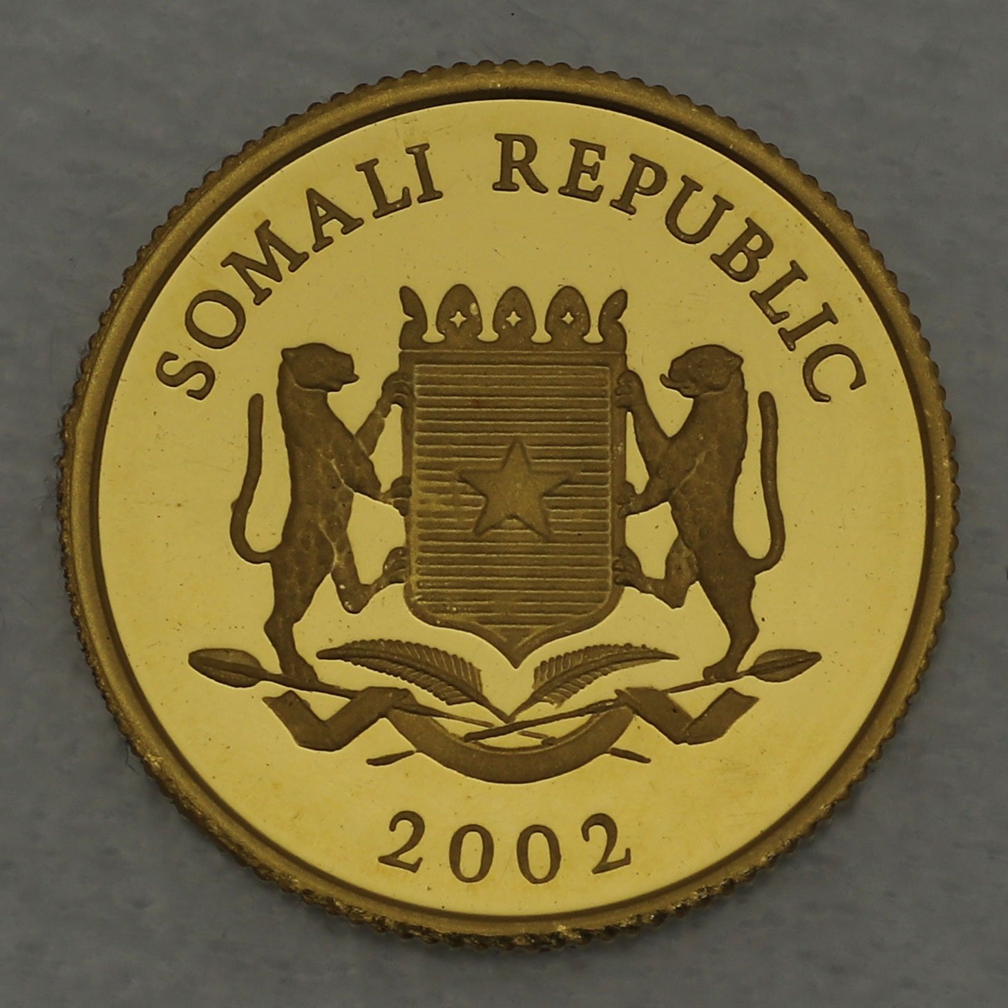 Goldmünze 1/25oz "Gold der Pharaonen" 2002 (Somalia) - Detailansicht 1