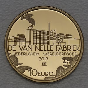 Goldmünze 10 Euro "Van Nelle" 2015 (Niederlande) - Hauptansicht