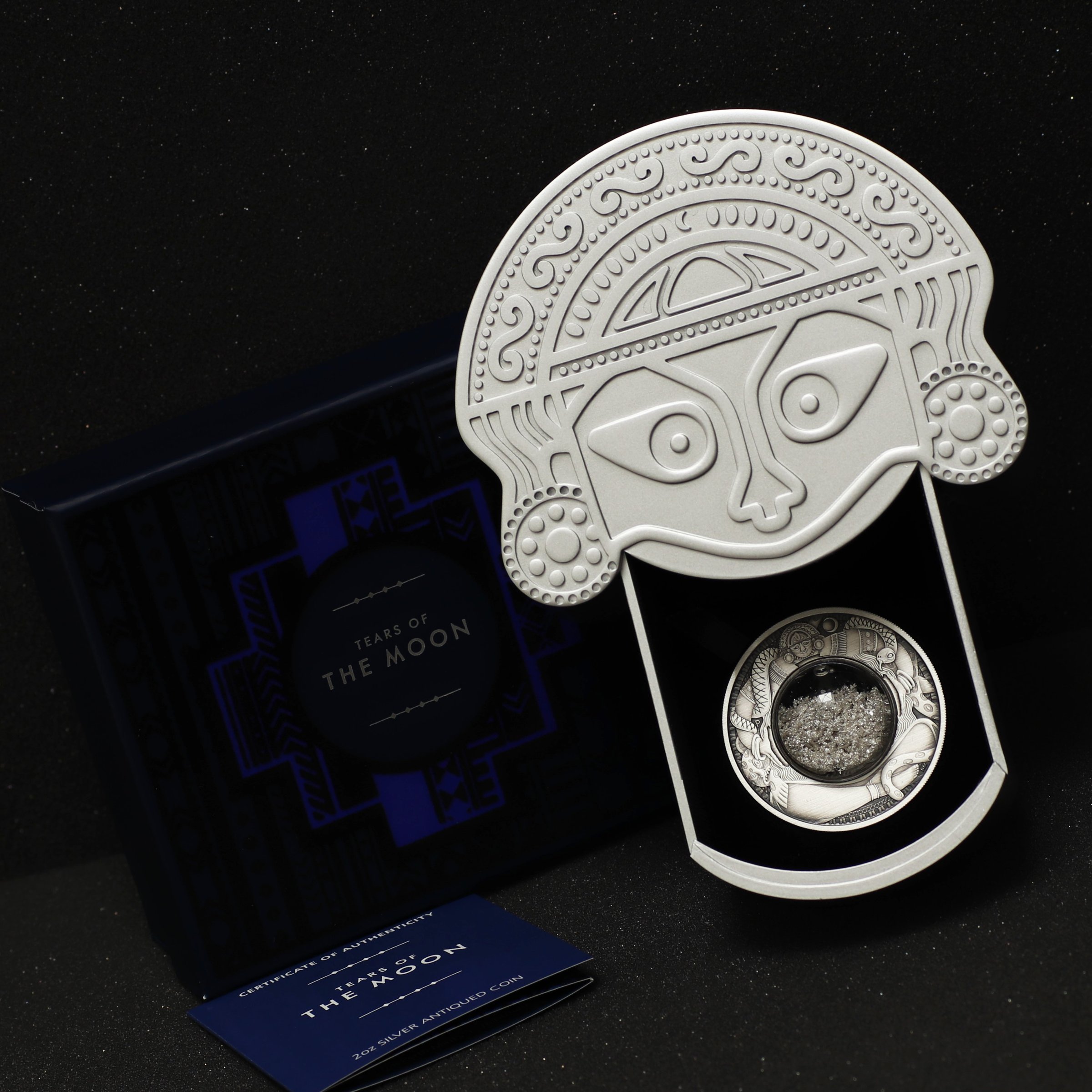 Silbermünze 2oz "Tears of the moon" 2021 (AF) (Tuvalu) - Detailansicht 2
