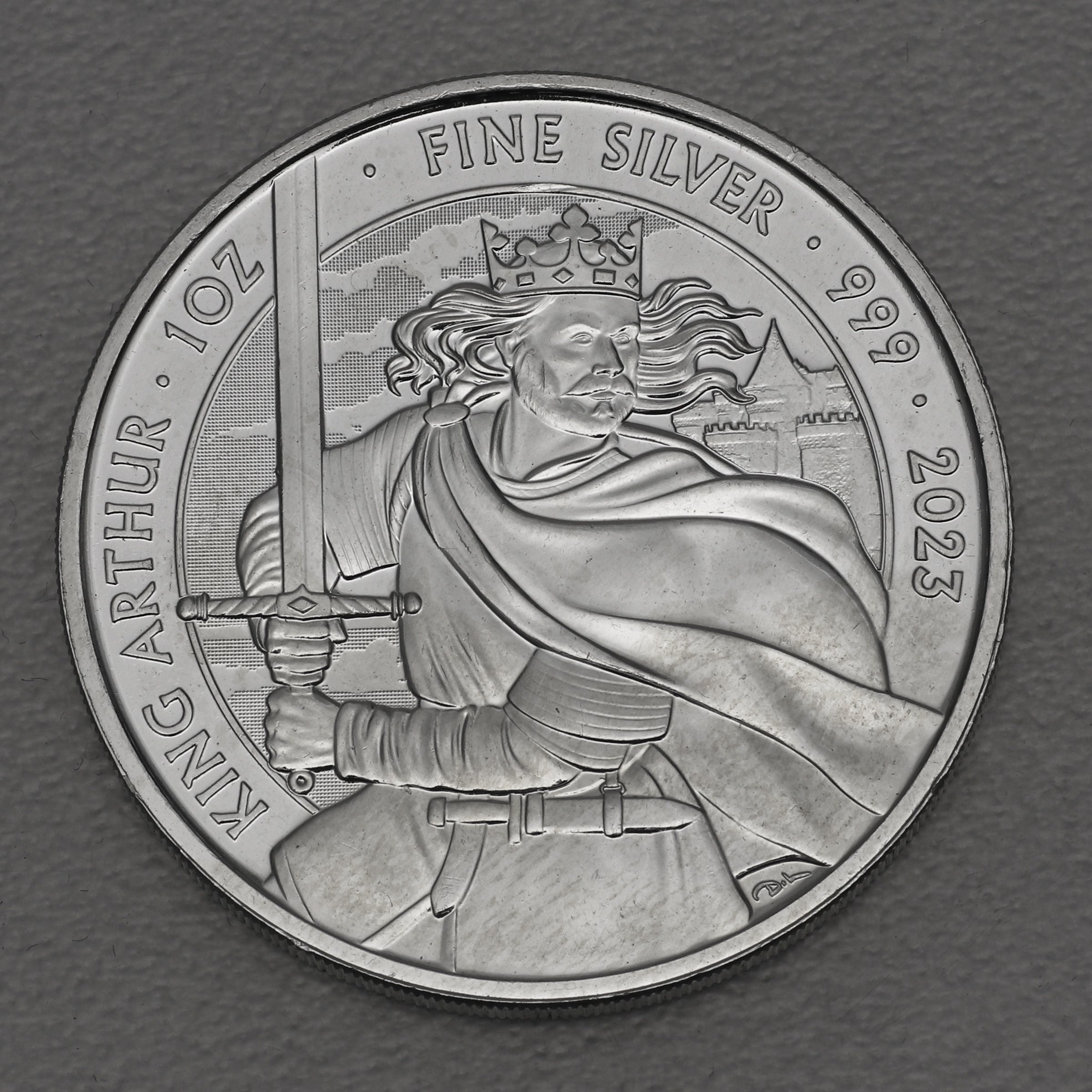 Silbermünze 1oz "King Arthur" 2023 Myths and Legends (Großbritannien) - Hauptansicht