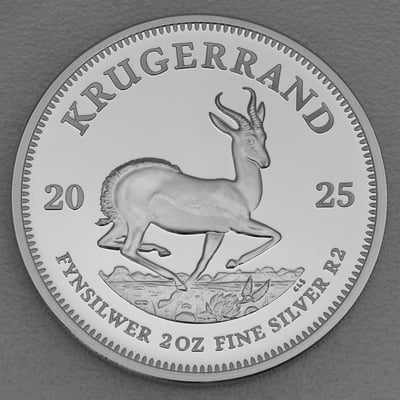 Silbermünze 2oz "Krügerrand" 2025 (PP) (Südafrika) - Miniaturansicht 1