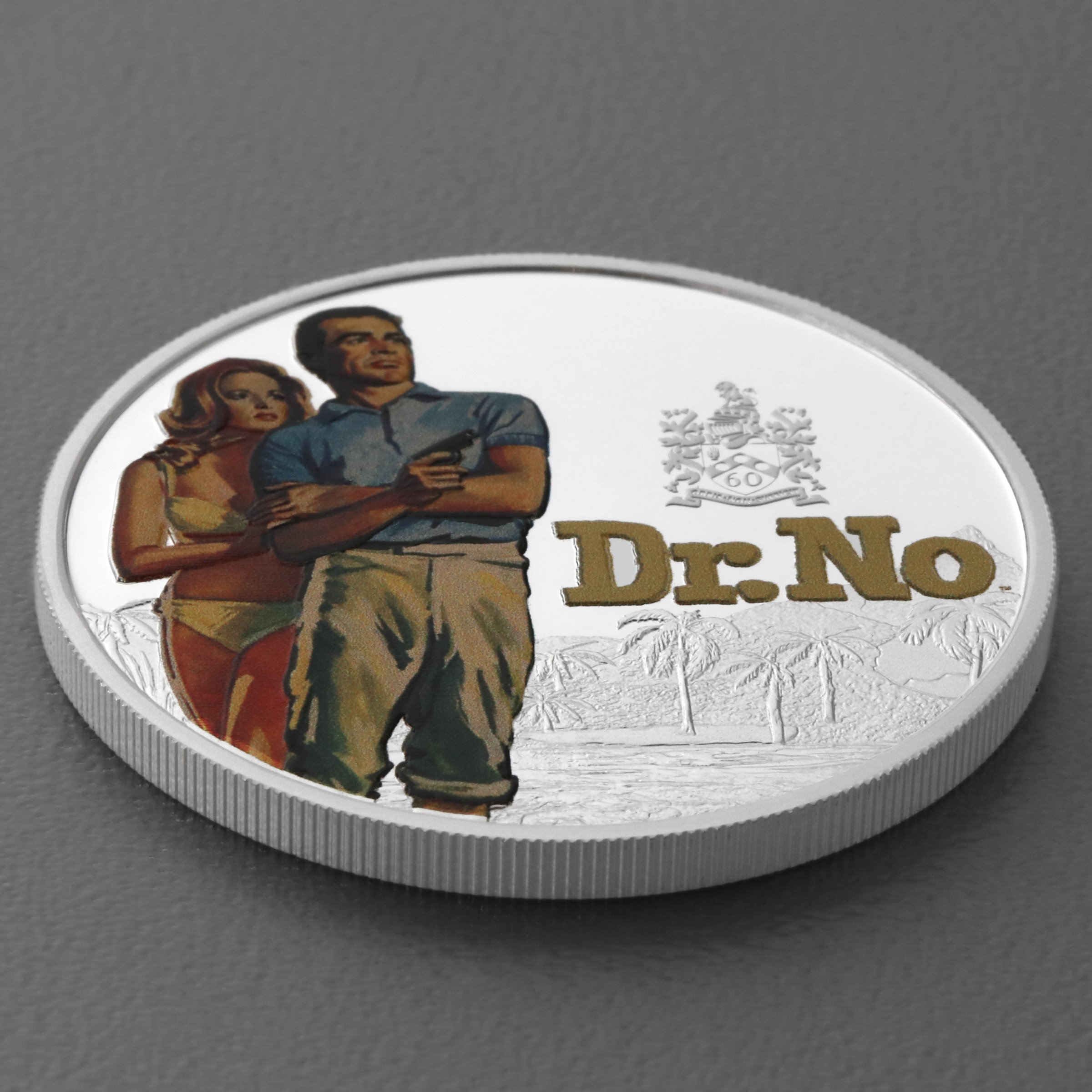 Silbermünze 1oz "Dr. No" 2022 (PP/koloriert) James Bond (Tuvalu) - Detailansicht 2