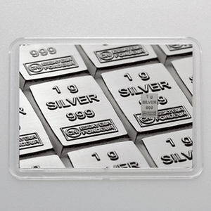 Silberbarren 1g "Silber-CombiBar" (Flip) - Hauptansicht