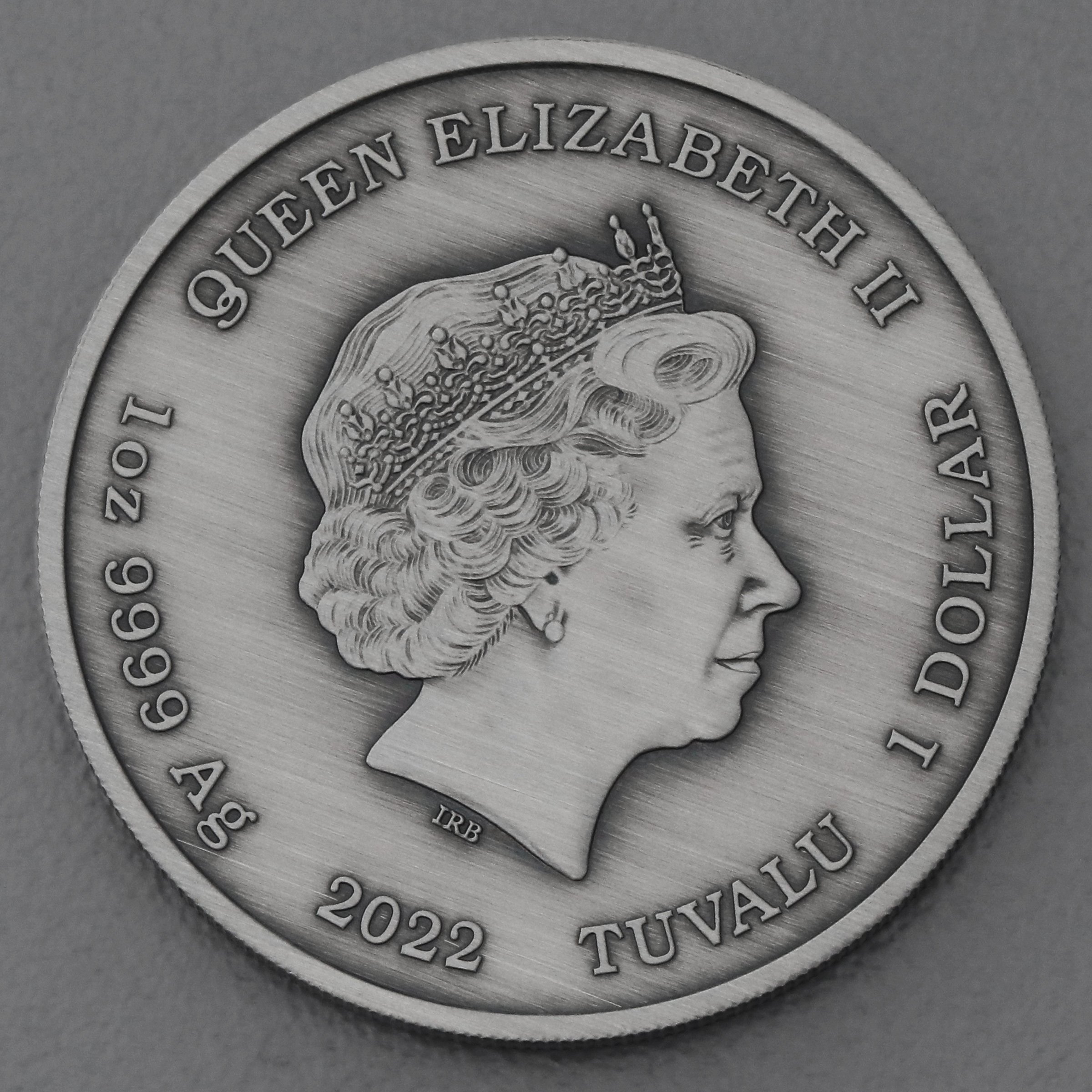 Silbermünze 1oz "Aphrodite 2022" (AF) Gods of Olympus (Tuvalu) - Detailansicht 1