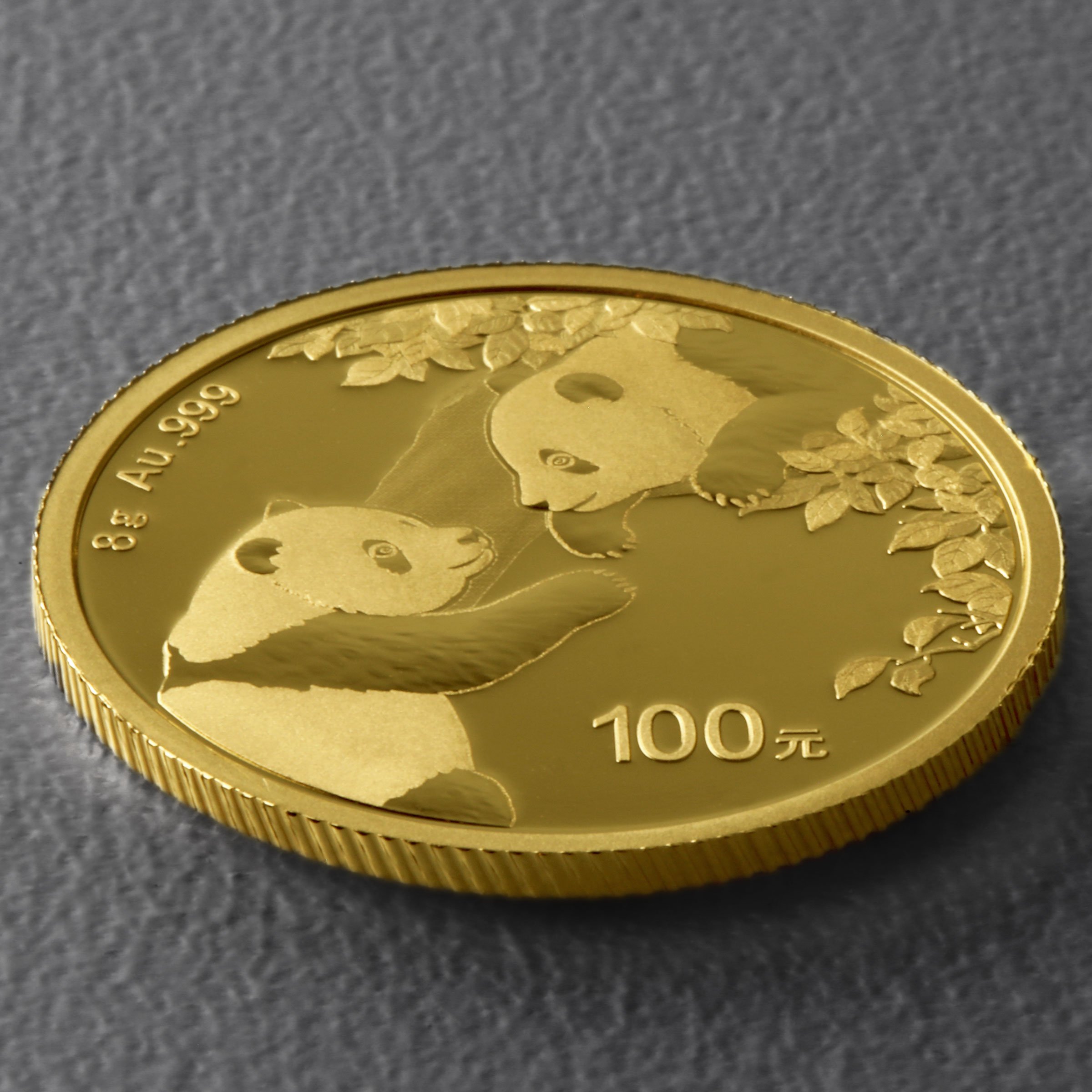 Goldmünze 8g "Panda" 2023 (China) - Detailansicht 2