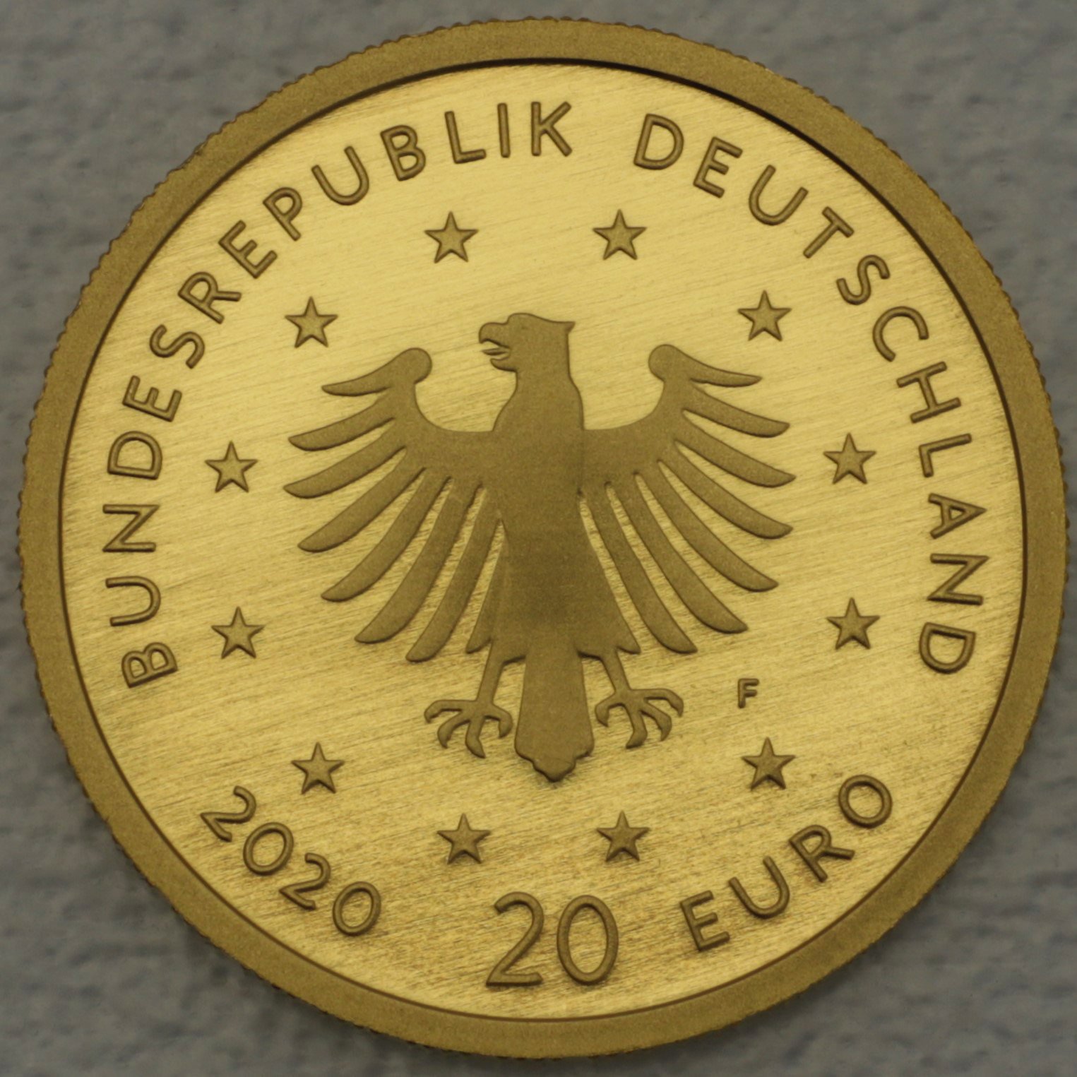 Goldmünze 20 Euro "Weißstorch" 2020 Heimische Vögel (Deutschland) - Detailansicht 1