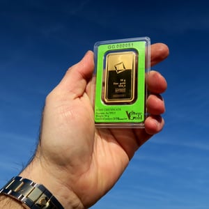 Goldbarren 50g "Green Gold" VALCAMBI (999,9 Au) - Miniaturansicht 7