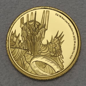 Goldmünze 1/4oz "Sauron" 2021 (PP) Herr der Ringe (Niue) - Hauptansicht