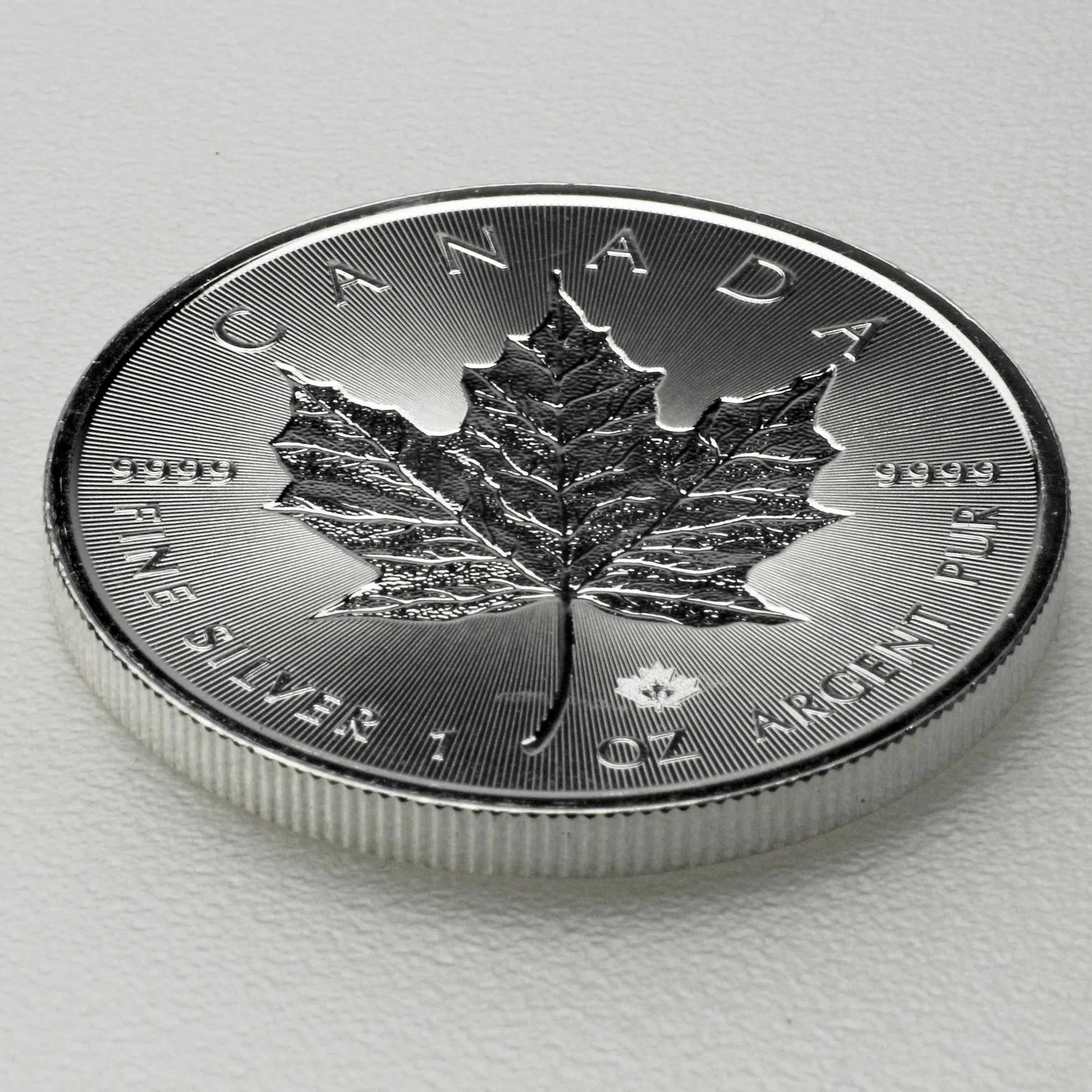 Silbermünze 1oz "Maple Leaf Incuse" 2018 (Kanada) - Detailansicht 2