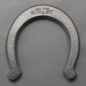 Silberbarren 100g ESG "Hufeisen" 3D-Barren gegossen glänzend gravierbar - Miniaturansicht 2