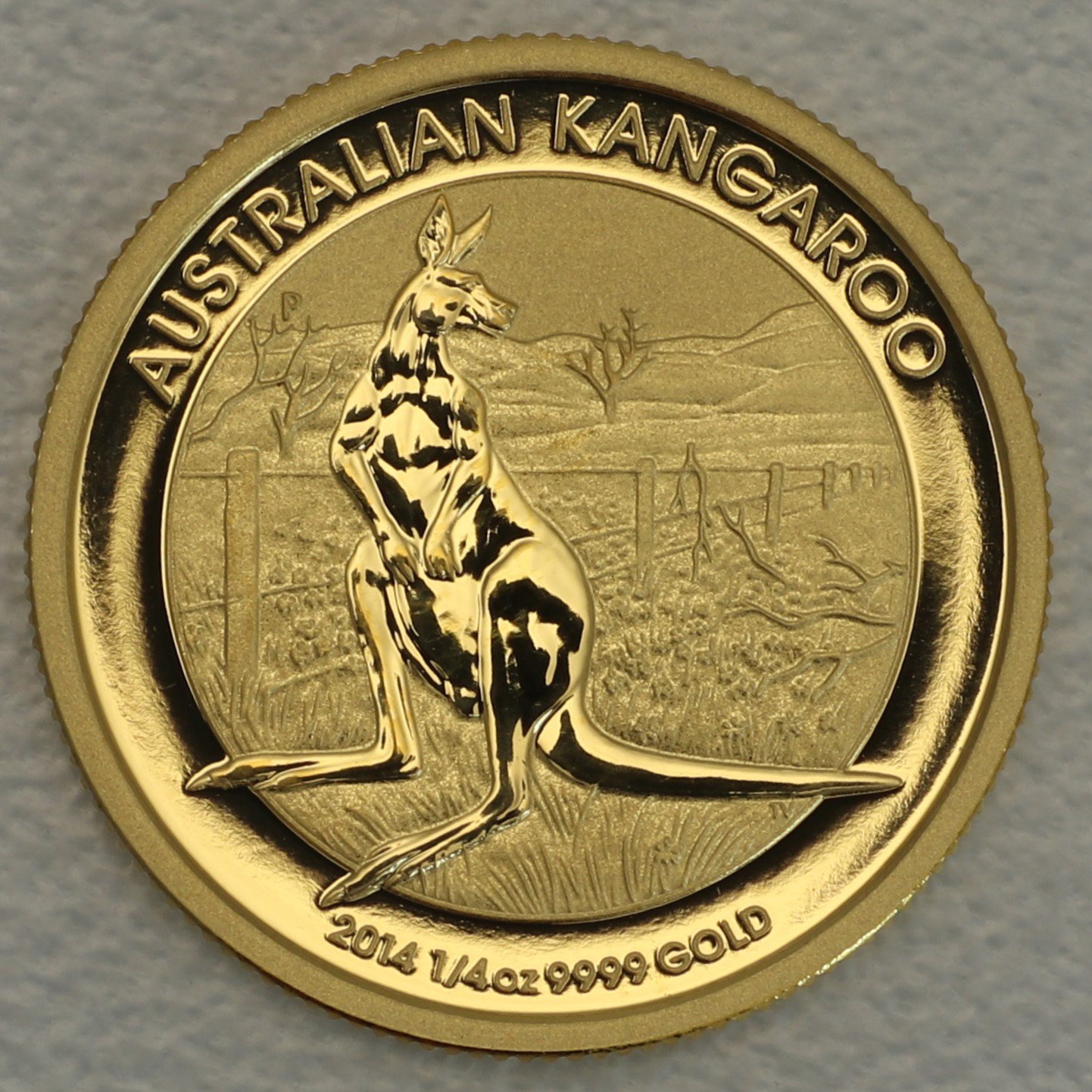Goldmünze 1/4oz "Känguru" 2014 (Australien) - Hauptansicht
