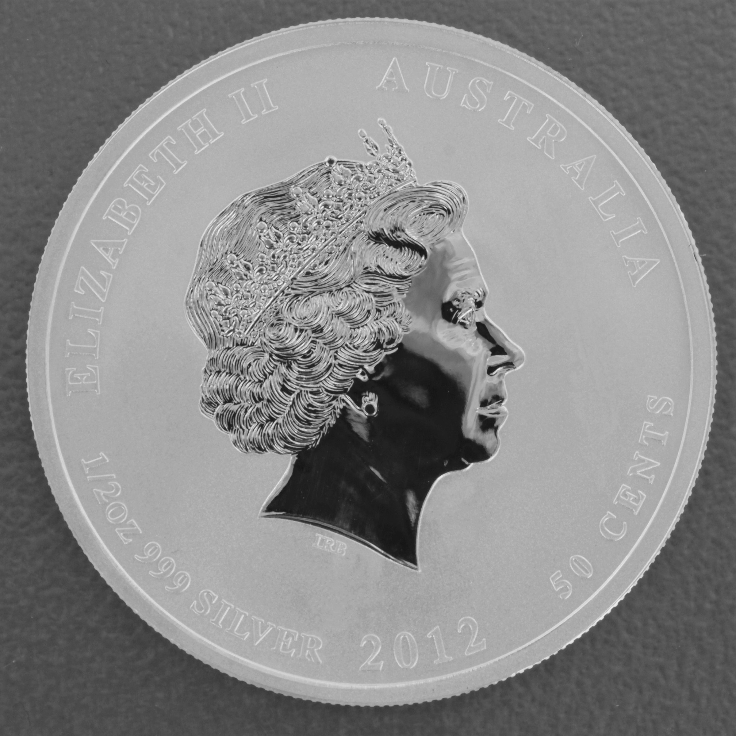 Silbermünze 1/2oz "Drache" 2012 Lunar II – Year of the Dragon (Australien) - Detailansicht 1