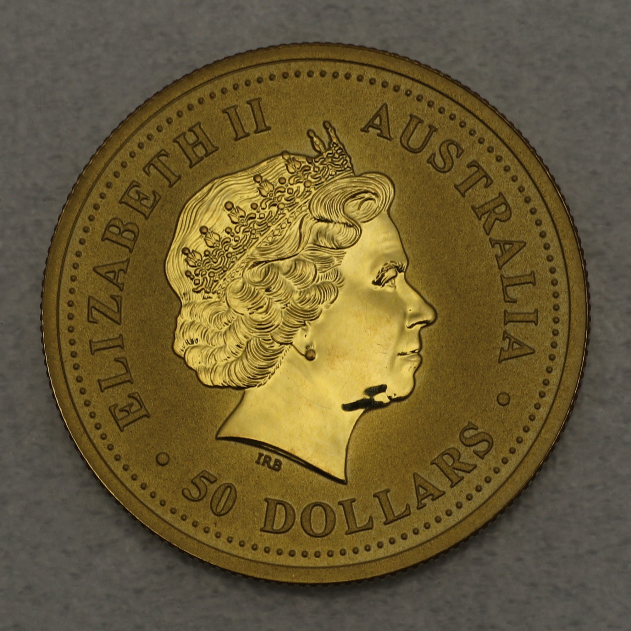 Goldmünze 1/2oz "Känguru" 2003 Australian Nugget (Australien) - Detailansicht 1