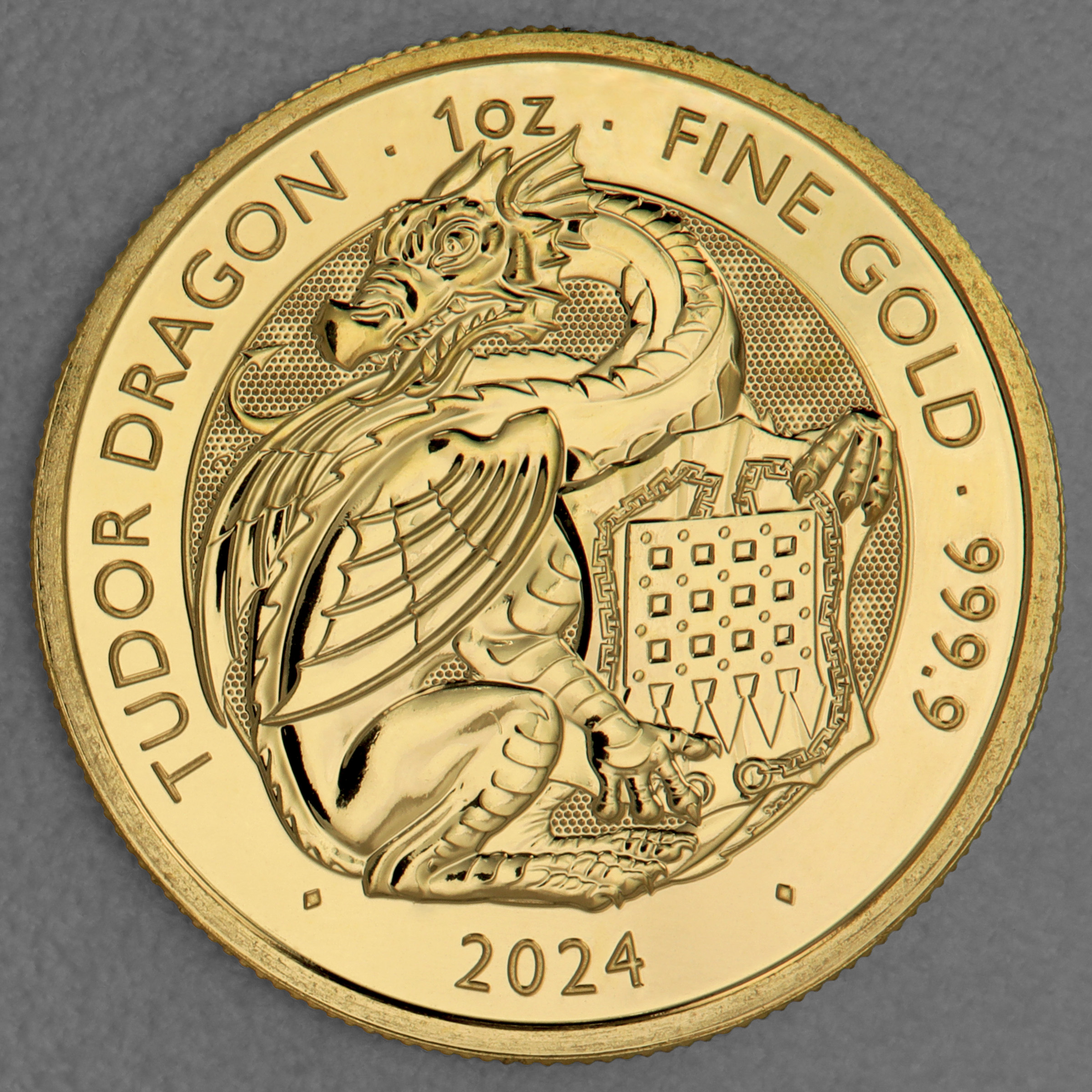 Goldmünze 1oz "Tudor Dragon" 2024 Royal Tudor Beasts (Großbritannien) - Hauptansicht
